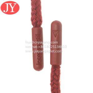 Wholesale Customized color end cylinder shape aglet decorative TPU aglet plastic aglet from china suppliers