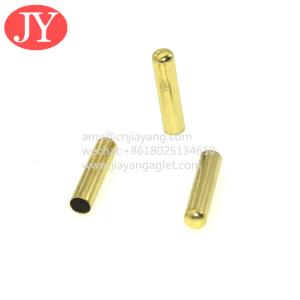 Wholesale Jiayang custom seamless brass tips shoe lace sring cord end laces aglet end plate rope tippings from china suppliers