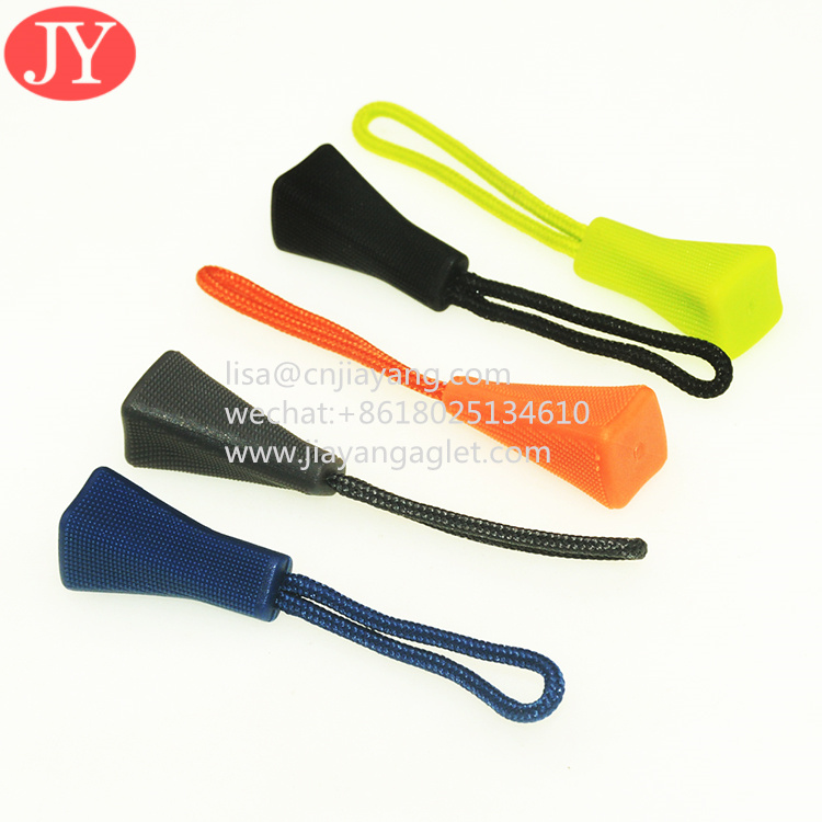 Wholesale plastic customed 3D raised logo zipper puller /rubber zipper puller/soft pvc zipper puller apparel accessories from china suppliers