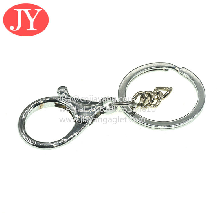 Wholesale handware factory manufacture snap hook belt lanyard carabiner keychain metal Lobster clasp from china suppliers