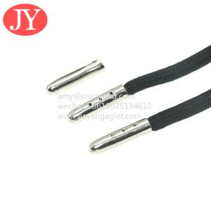 Wholesale Jiayang garment accessories factory supply sport shoe lace with metal aglets from china suppliers