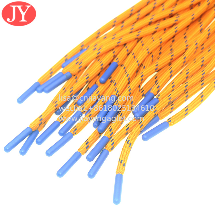 Wholesale manufacuture wholesale  5mm round cotton hoodie laces drawstring cord end injected tpu plastic aglet from china suppliers
