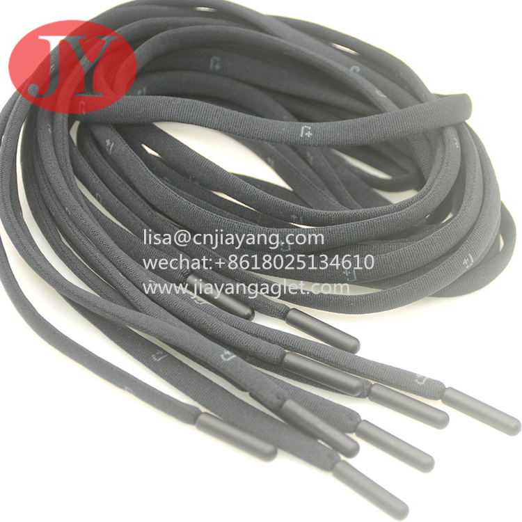 Wholesale custom round polyester drawstring shoe lace aglets injection soft TPU plastic tip aglet from china suppliers