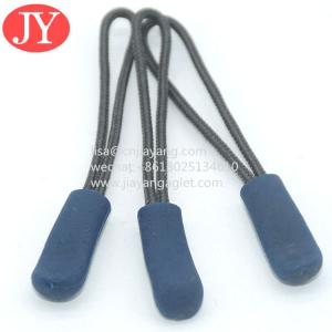 Wholesale Custom plastic rubber pvc zipper puller slider silicone zipper head string U shape soft rubber zipper pull from china suppliers