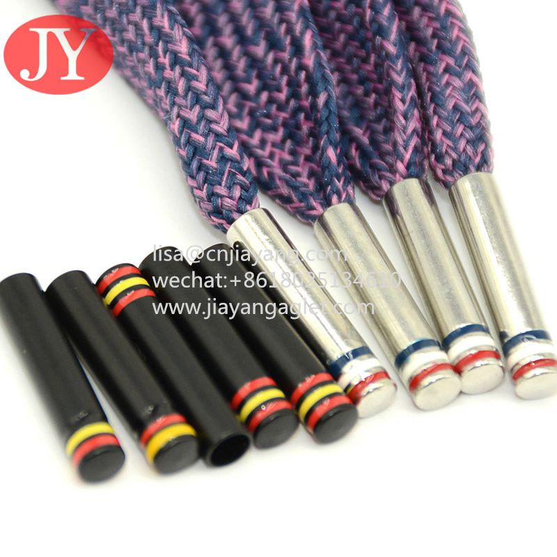 Wholesale popular aglet tips shoe laces metal tip curling round metal aglets for sport shoe metal lace cord tips from china suppliers