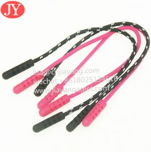 Wholesale High Quality Customized Clothing Accessories Pvc Silicone Rope Zipper Pullers from china suppliers