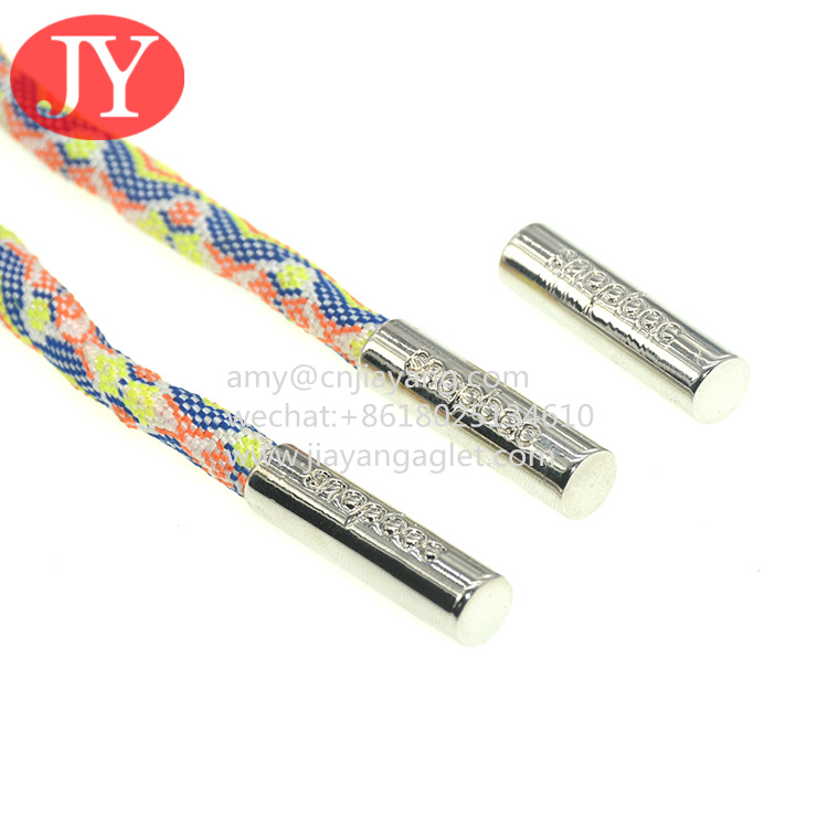 Wholesale custom 6.5*25mm zinc alloy metal aglet shoe lace rope metal ends tubular seamless string aglet tips from china suppliers