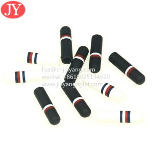 Wholesale fashion 4 round tranfer plastic aglet hand painting shoelace aglets end of hoodies from china suppliers