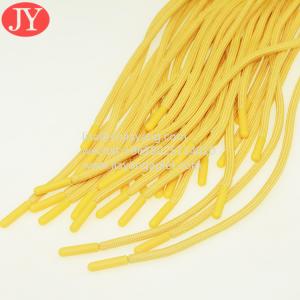 Wholesale manufacture hot sale round cotton string cord injection drawstring plastic tips free glue rope agelt tips from china suppliers