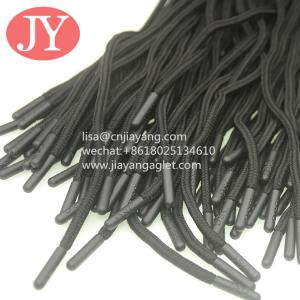 Wholesale custom black/green/gray colors round drawstring injection logo plastic aglet lace aglet tips from china suppliers