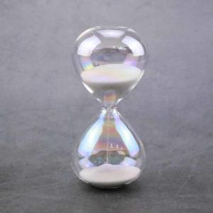 OEM ODM Glass Hourglass Sandtimer 5/10/15 Minutes Contemporary Style