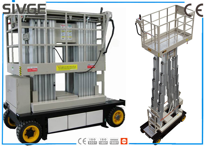 Wholesale Warehouses Self Propelled Elevating Work Platforms 6m For Two Persons from china suppliers