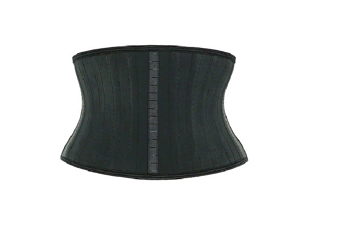 Wholesale Black 7 Inches 25 Boned Latex Short Torso Waist Trainer With Hooks from china suppliers