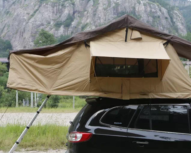 Wholesale Portability 2-3 Person Large Turnover Roof Top Tent Soft Shell For 4x4 Accessories from china suppliers