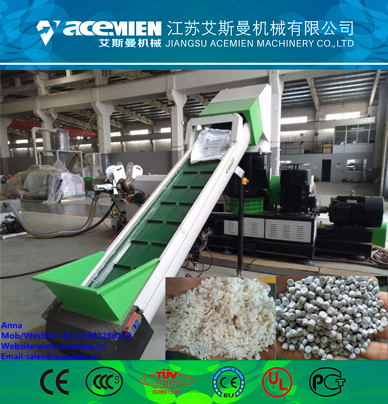 Wholesale pe pp plastic pellet making machine plastic granules making machine/Plastic pelletizing machine for recycle pe pp film from china suppliers