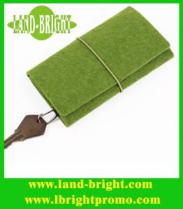 Wholesale promotional felt keychain bag/keychain holder from china suppliers
