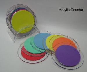 Wholesale High Quality Beautiful Shape Acrylic Coasters from china suppliers