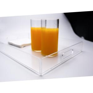 Wholesale Clear Acrylic Tray Rectangular For Breakfast from china suppliers