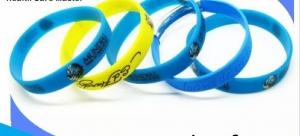 Wholesale Convenient Titanium Negative ion silicone rubber sports healthy wrist bands from china suppliers