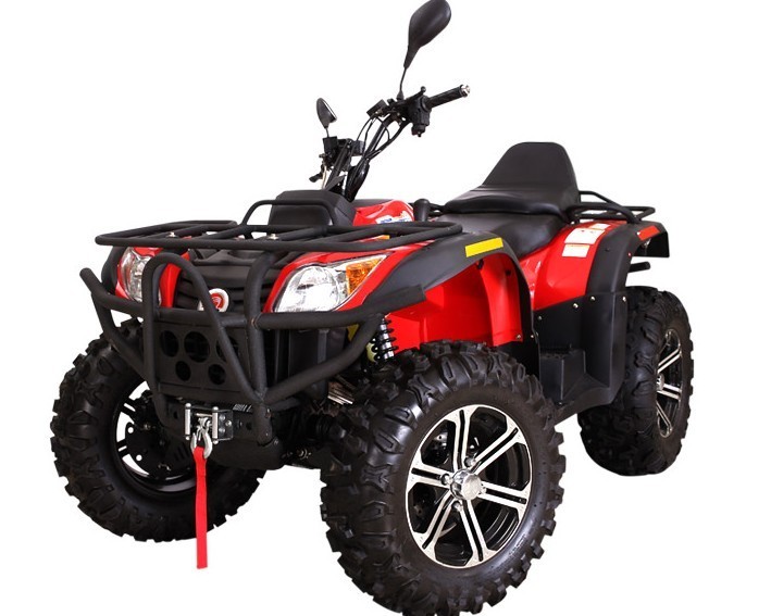 Suzuki Red Manned Gasoline Four Wheel ATV / Motorcycle 250CC for sale