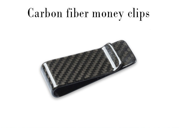 Wholesale Anti Static 7.5g 1MM Thick 3K Carbon Fiber Money Clips from china suppliers