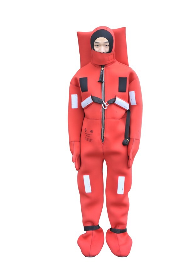Wholesale 142N CR Expanded Neoprene Composite Cloth SOLAS Marine Lifesaving Suit For Sale from china suppliers
