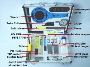 Wholesale water quality testing kit with reagent and meter, drinking water test kit for aquaculture from china suppliers