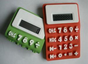 Wholesale Waterproof  Foldable Colorful 8 Digits Silicon Calculator For Promotion Gift from china suppliers