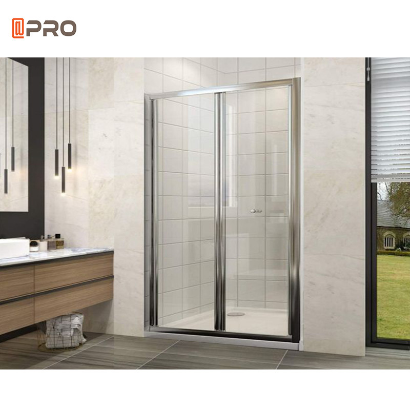 Wholesale Aluminum Modern Luxury Bi Fold Bathroom Door Shower Rooms Misted Glass from china suppliers