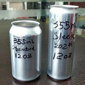Wholesale BPANI 12oz Aluminum Beverage Cans 355ml From Manufacturer for cider from china suppliers