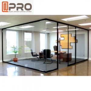 Wholesale Aluminum Glass Office Partitions Frosted Glass Partitions Sound Proof from china suppliers