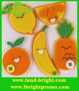 Wholesale cute fruit 3mm thickness 100% polyester felt crafts from china suppliers