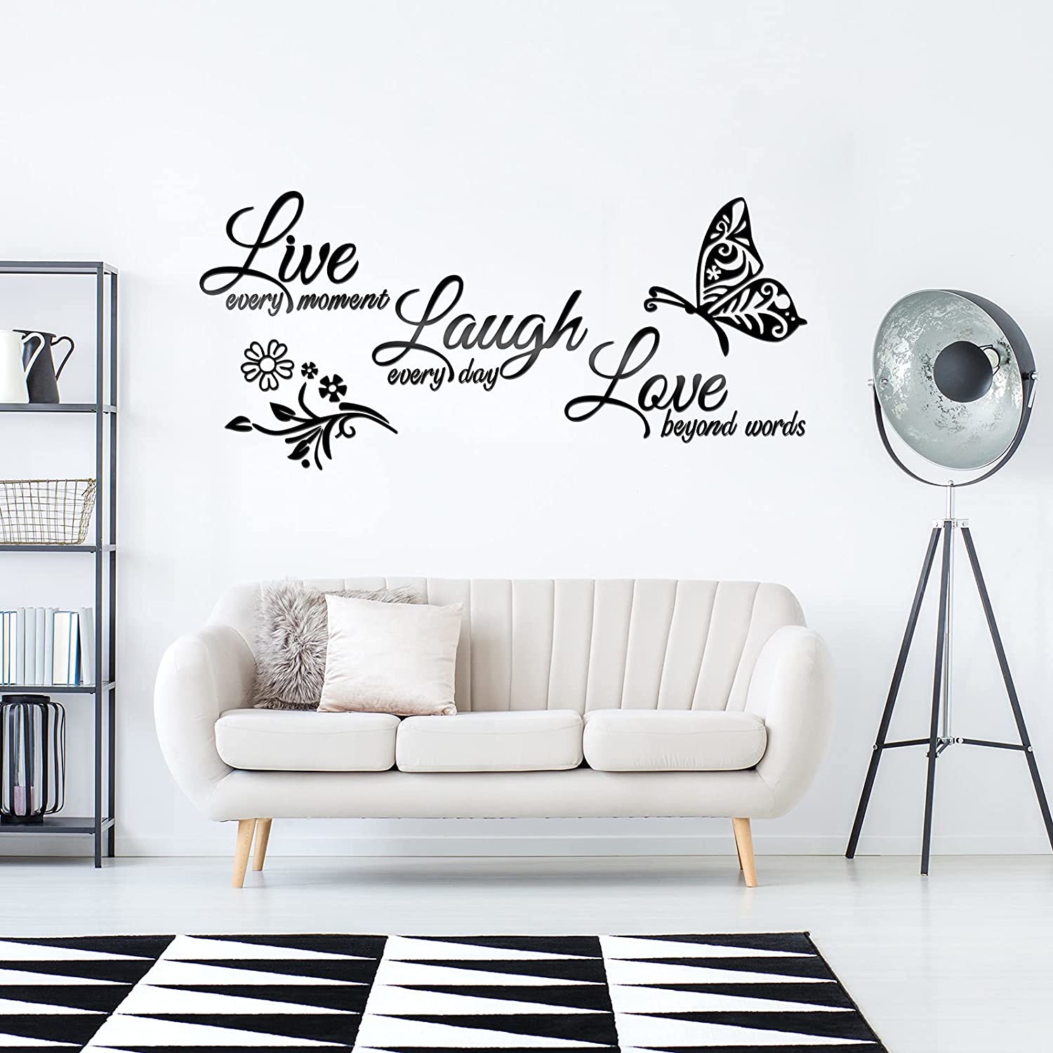 Wholesale 65.00x28.70cm Acrylic Mirror Wall With Text / Decal Art Family Stickers from china suppliers