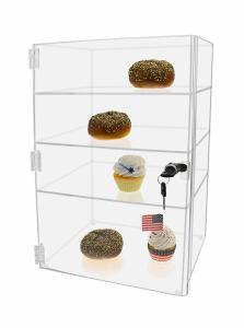 Wholesale Transparent Lockable Acrylic Cupcake Display Case 2mm 3mm Thickness from china suppliers