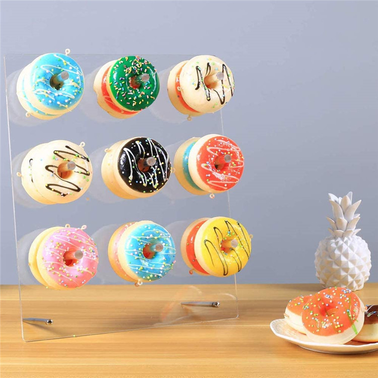 Wholesale Clear Handmade Acrylic donut holder stand For Cake Shop Wedding Party from china suppliers