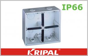 China Grey Small IP66 Outdoor Junction Box / Plastic Electrical Junction Box on sale