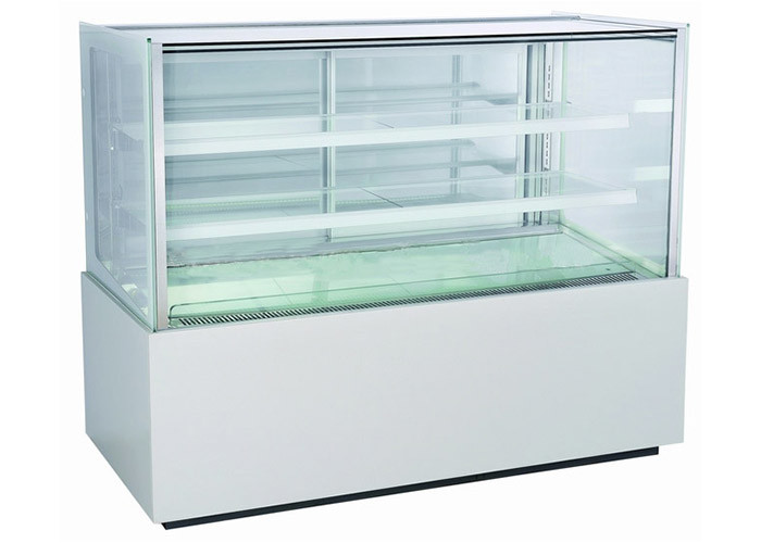 Wholesale 3-Layer Glass Cake Display Cabinet With LED Lighting 4°C~8°C Cake Showcase from china suppliers