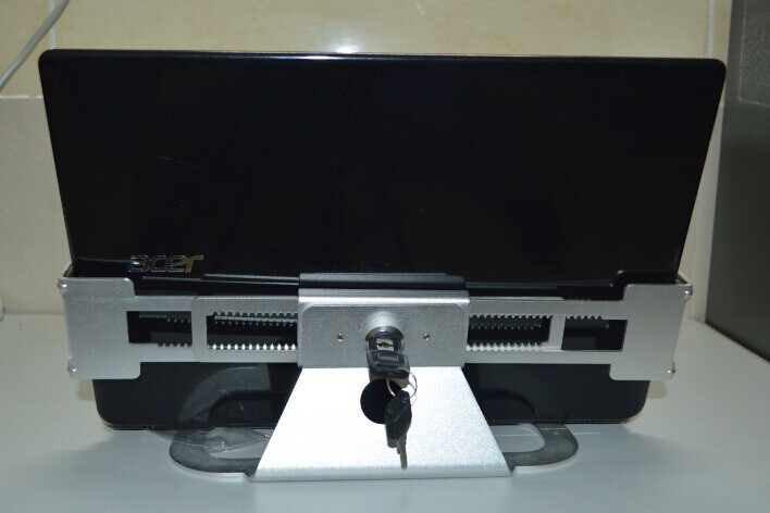 Wholesale COMER Laptop computer desk mounted exhibition anti-theft displaying systerm from china suppliers
