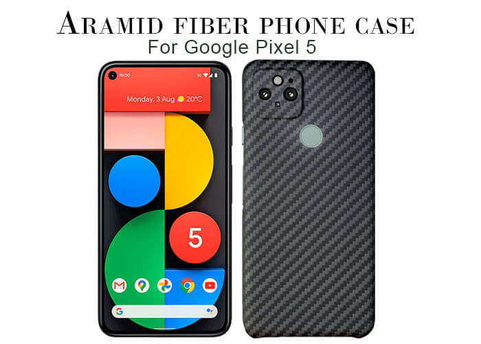 Wholesale Anti Fingerprint Aramid Fiber Phone Case For Google Pixel 5 Carbon Fiber Cover from china suppliers