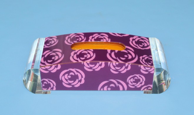 Wholesale Quick Delivery Fashion shape Acrylic Tissue Box from china suppliers