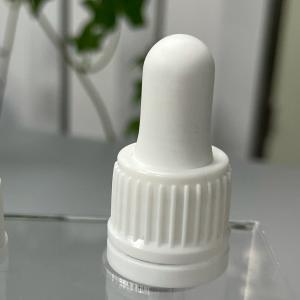Wholesale Dropper 18/415 with Tamper Evident Ring White Ribbed from china suppliers