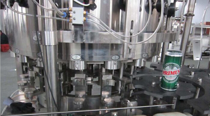 Wholesale 2.2KW Beer Can Filling Machine Pneumatic Control Beer Can Sealing Machine from china suppliers