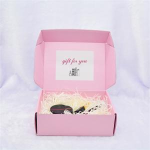 Wholesale Foldable Christmas Cardboard Boxes , ISO14001 CB Flute Makeup Gift Box from china suppliers