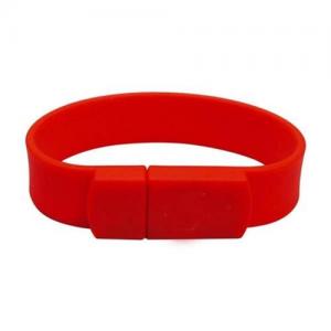 Wholesale Small non - toxic recyclable eco - friendly 32GB Printed USB Silicone Bracelet from china suppliers