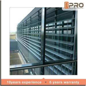 Wholesale Fixed Motorized Aluminium Sun Shade Louvres Frame Grills from china suppliers