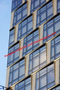 Wholesale Double Triple Glazed Aluminium Glass Curtain Wall PVDF Surface from china suppliers