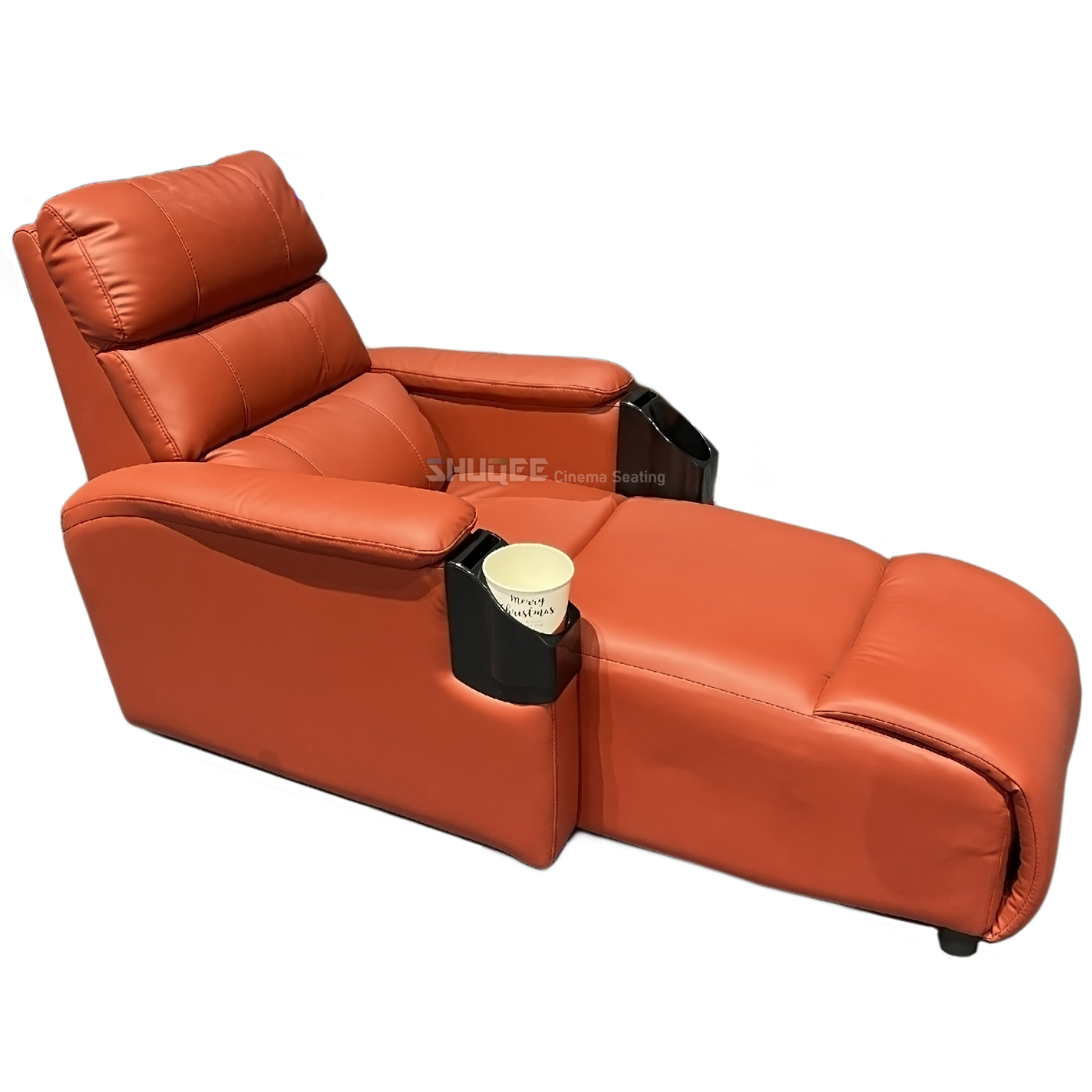 Wholesale Luxury Genuine Leather Chair Home Cinema Seats VIP Sofa With Inclined Cup Holder from china suppliers