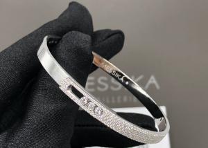 Wholesale Thin 18K Gold Diamond Bracelet from china suppliers