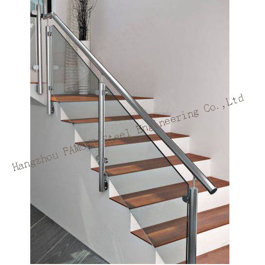 Wholesale Clear Tempered Glass Railing Stair Handrail Guardrail Easy Installation from china suppliers