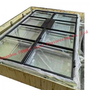 Wholesale Steel Framed Grill 33'' Glass Partition Walls , 0.4cm-20cm Glass Window Partitions from china suppliers